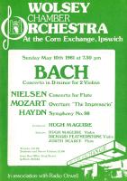 poster for concert on Sunday 10 May 1981