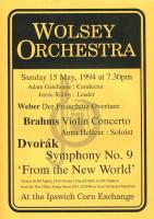 poster for concert on Sunday 15 May 1994