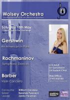 poster for concert on Saturday 15 May 2010