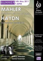 poster for concert on Saturday 14 May 2011