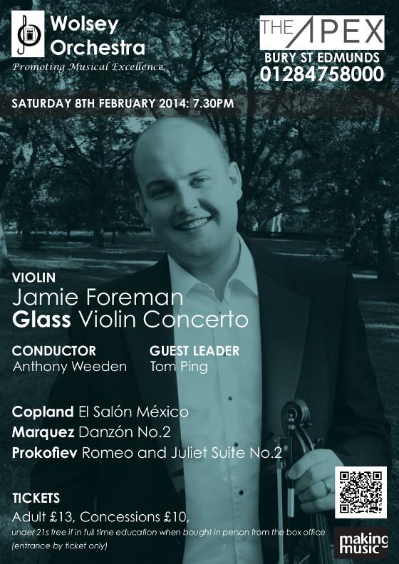 Poster for Saturday 8 Feb 2014