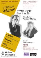 poster for concert on Saturday 10 May 2014